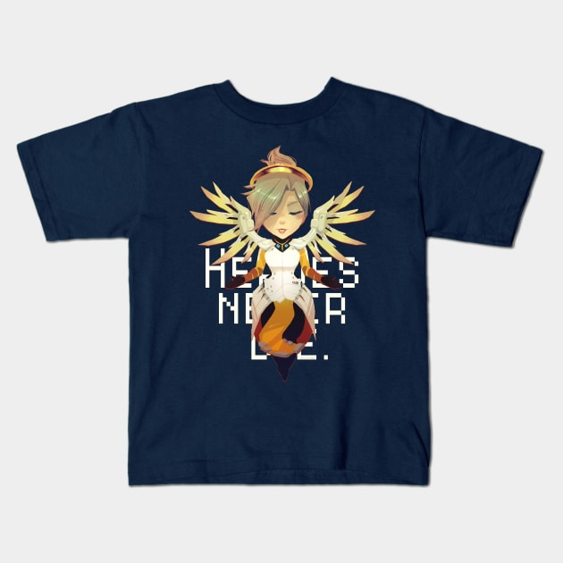 Overwatch - Heroes Never Die Kids T-Shirt by Mikoto